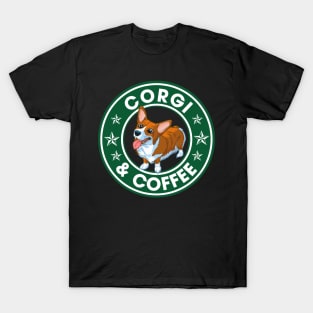 Corgi And Coffee T-Shirt